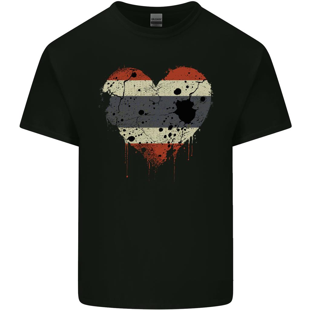 Love Thailand Flag Thai Day Football Unisexs Light Cotton TShirt