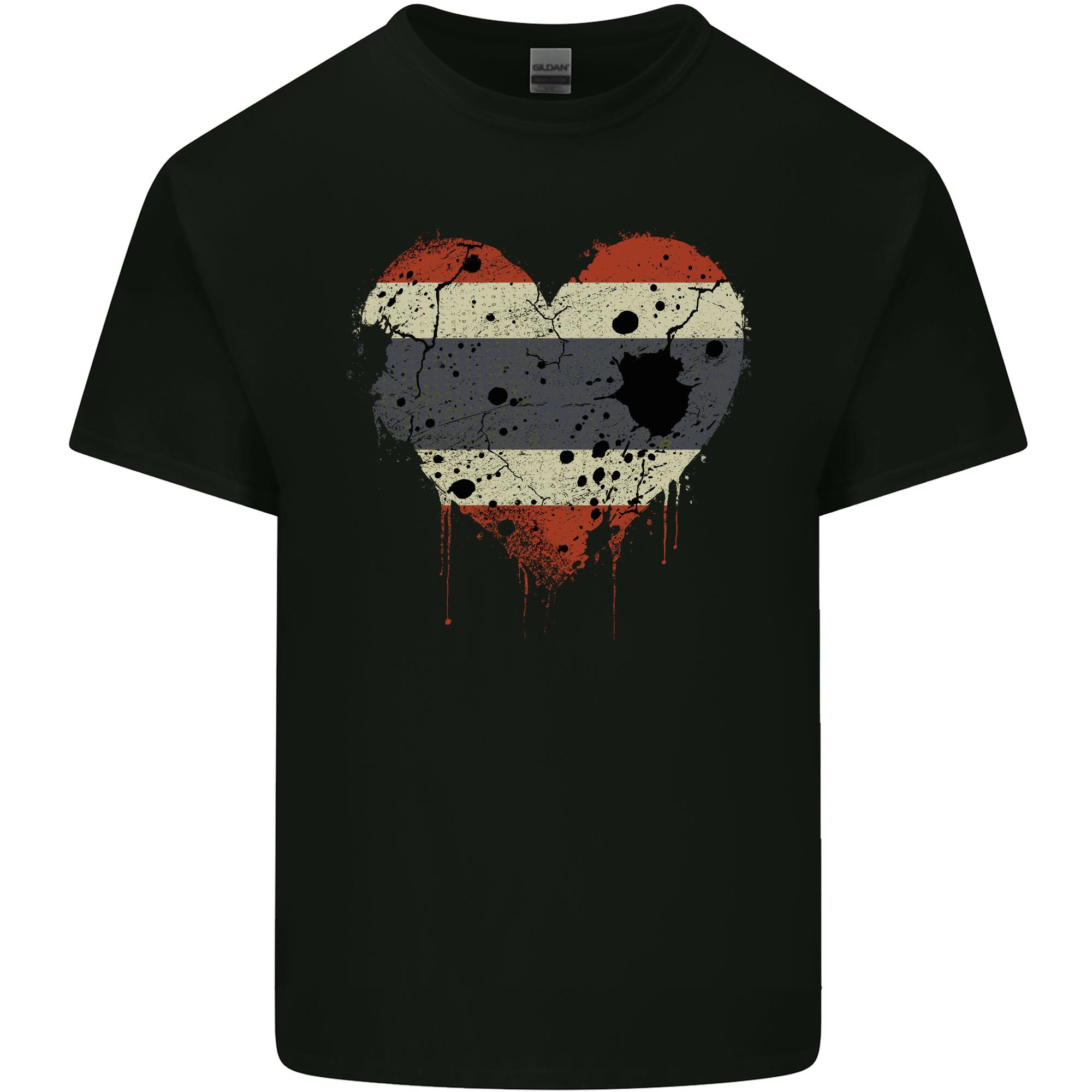 Love Thailand Flag Thai Day Football Unisexs Light Cotton TShirt S
