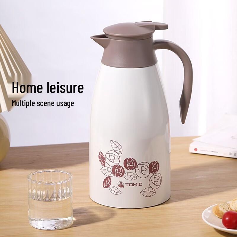 TOMIC Stainless Steel Vacuum Insulated Stewing Tea Pot