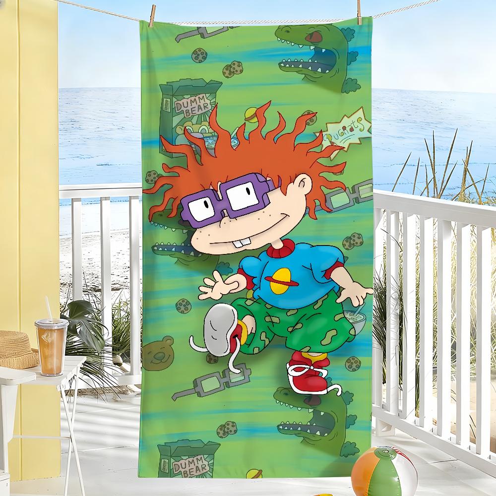 Cartoon R-Rugrats Funny Cute Towel Soft Pool Gift For Travel Gym Shower Camping Quick Dry Sports Large Beach Towels