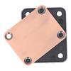 Guitar Neck Plate 4 Bolt with Screws for Telecaster Electric Bass Replacement Supplies Repair Parts 