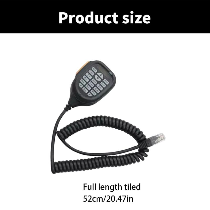 Handheld Microphone for Mobile Radios Easy To Operate Speaker Convenient Speaker Microphone Suitable for BJ218 BJ318