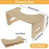Toilet Footstool Bamboo Foldable Nonslip Bathroom Squat Stool Poop Potty Washroom Squatting Leg Raiser