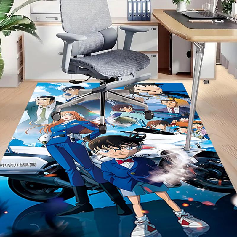 1pc Detective Conan Mystery Carpet for Playroom Bedroom Living Room Sofa Home Decor,kids Game Area Rug Non-slip Floor Mat Y72323