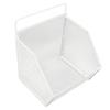 Hanging Wire Basket 13.2x10x15cm Adhesive Metal Small Wire Storage Basket for Kitchen Bathroom Bedroom