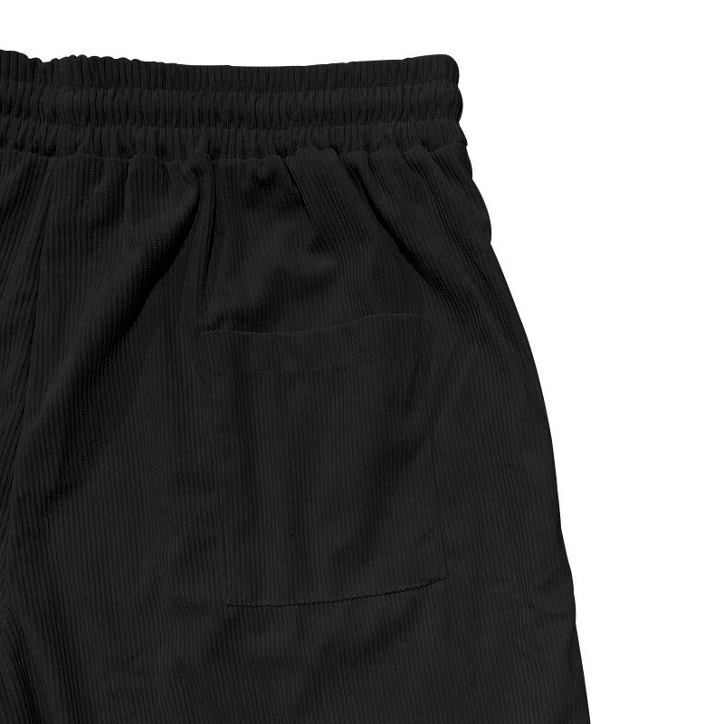 Retro Corduroy Cross-Border Workwear Shorts for Men - Summer American Streetwear Trend