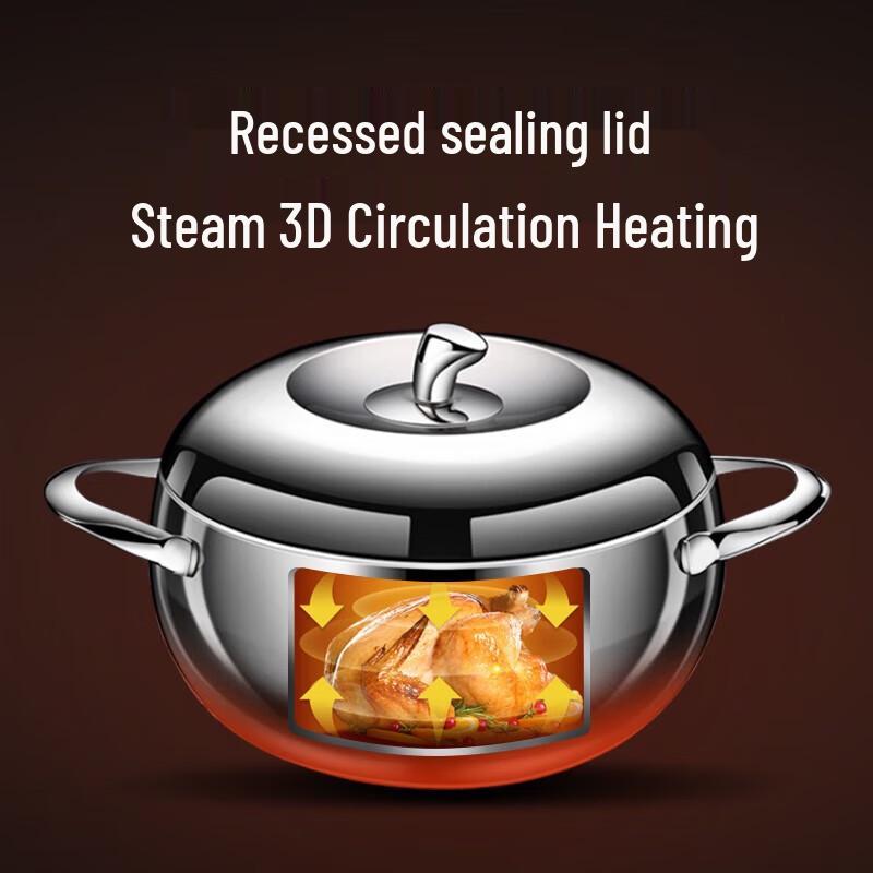 Sule 316L Edelstahl 5-Schicht Suppentopf