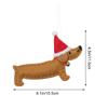 Gift Party Supplies Hang Decorations Ornaments Xmas Pendant Dachshund Dog Christmas Tree Accessories