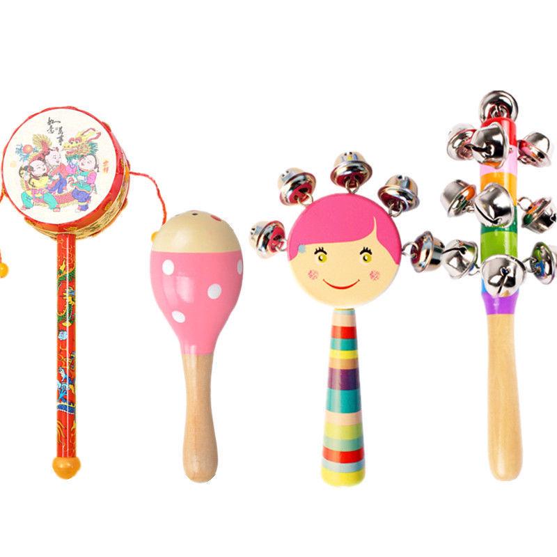 Babyrasselspielzeug für Jungen & Mädchen, Frühes Lernen, Greif- & Verfolgungs-Trainer, 0-12 Monate
