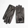 Deerskin Driver Gloves Men's Leather Unlined Single Layer Thin Hollow Breathable Motorcycle Riding Car Driving Spring and Autumn