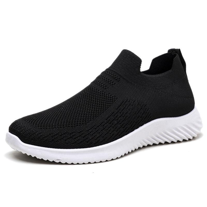 

Men s Breathable Mesh Slip-on Casual Sports Shoes with Work Safety Features Size 40