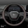Leather Car Steering Wheel Cover for Honda Civic Accord HRV ZRV CRV City Pilot Prologue Passport 2023 2024 2025 2026 Accessories