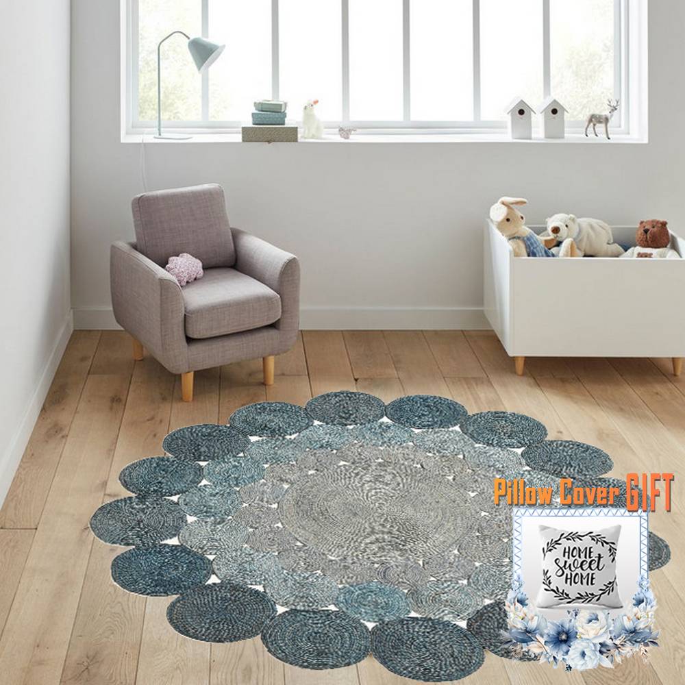 

Mosimoso Home H675 Ковер с кожаной подошвой и цифровой печатью