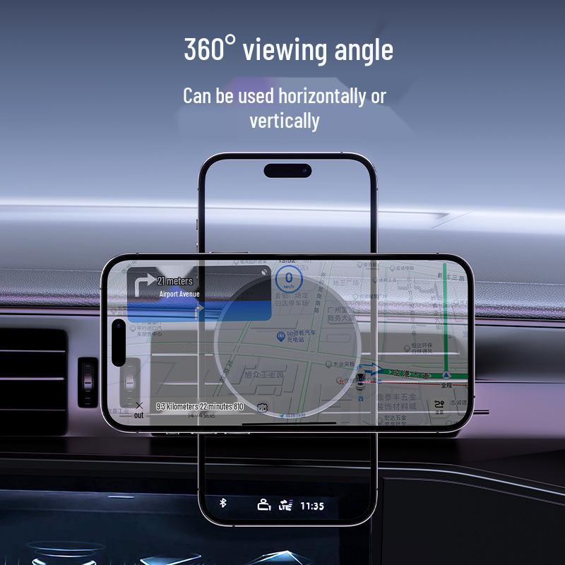 Car Dashboard Strong Magnetic Phone Holder - Aluminum Alloy