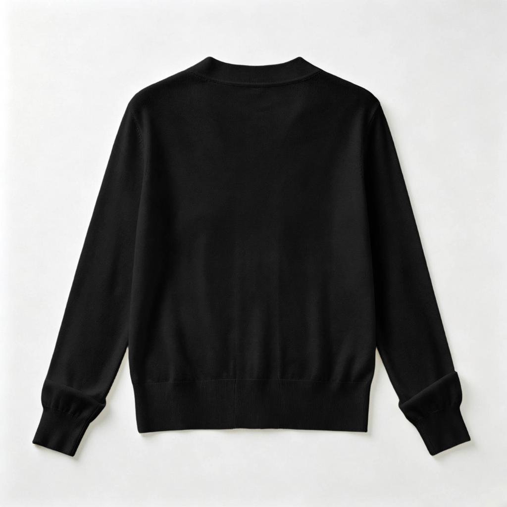 Leichter Cardigan mit V-Ausschnitt und langen Ärmeln für Damen, für den lässigen Alltagsgebrauch