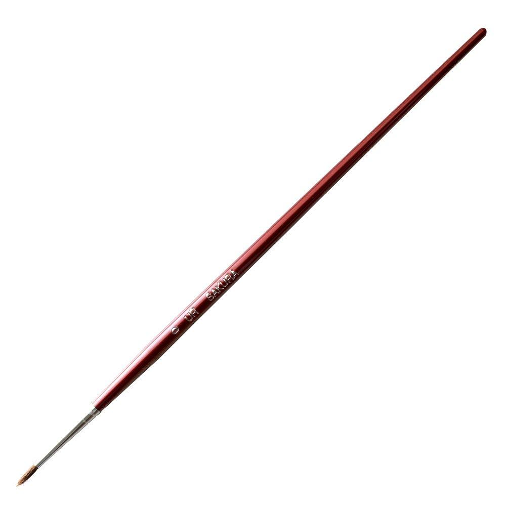 

Sakura Crepas Art Brush Horsehair Round Size 0 10 pieces UR#0(10)