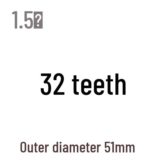 1,5M Modul Stirnrad, 13-120 Zähne, Stahl Zahnstange, 45 Stahl, Wärmebehandelt