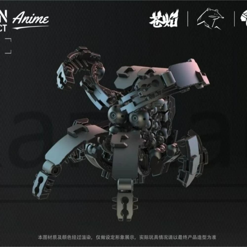 Sheik Mainland Proyecto 3MIN A KAPKAN | Modelo Mecánico Articulado para Construir Robot Tipo Araña Figuras de Acción Coleccionables Juguete Regalos