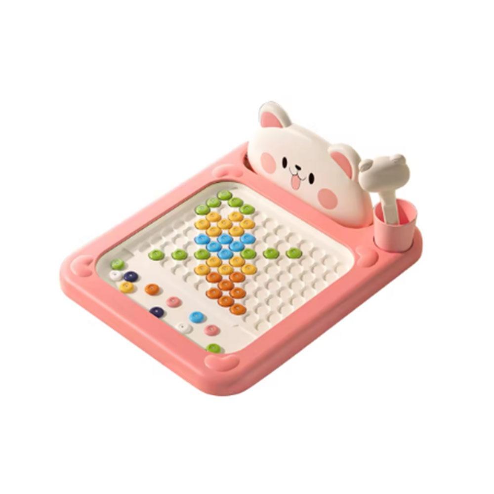 

Interactive Design Plastic Doodle Board Teaching Tool Kids Painting Board Toy Educational Toy S розовый