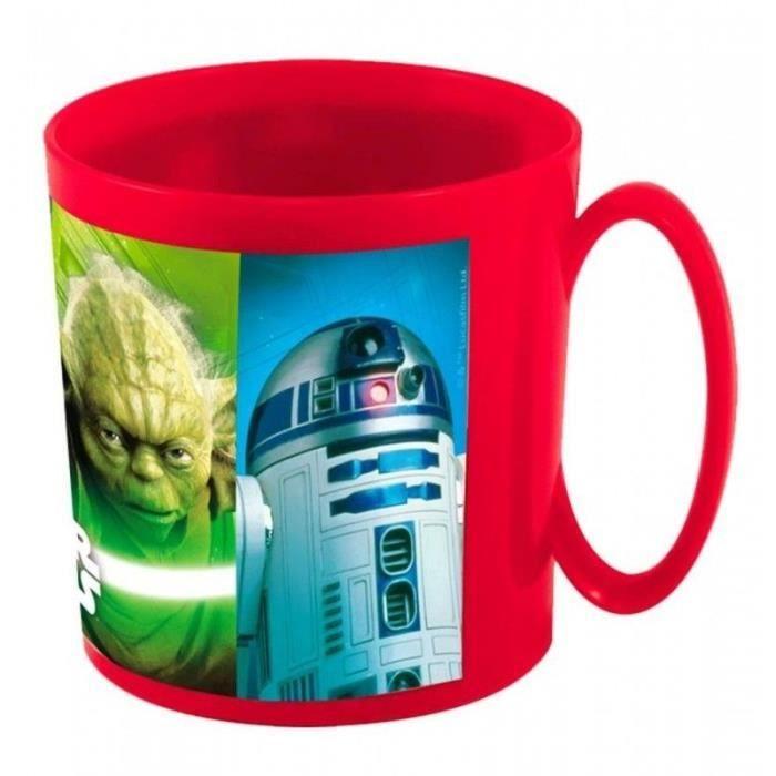 Mug - Star Wars - Micro ondable - 350 ml - Rouge - Enfant