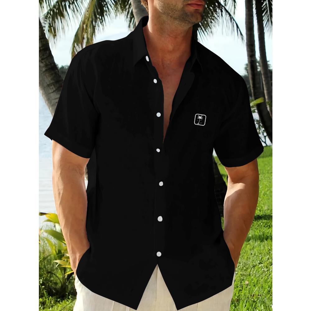 

Men s Summer Casual Loose Cardigan Short Sleeve Shirt Trend T-Shirt S