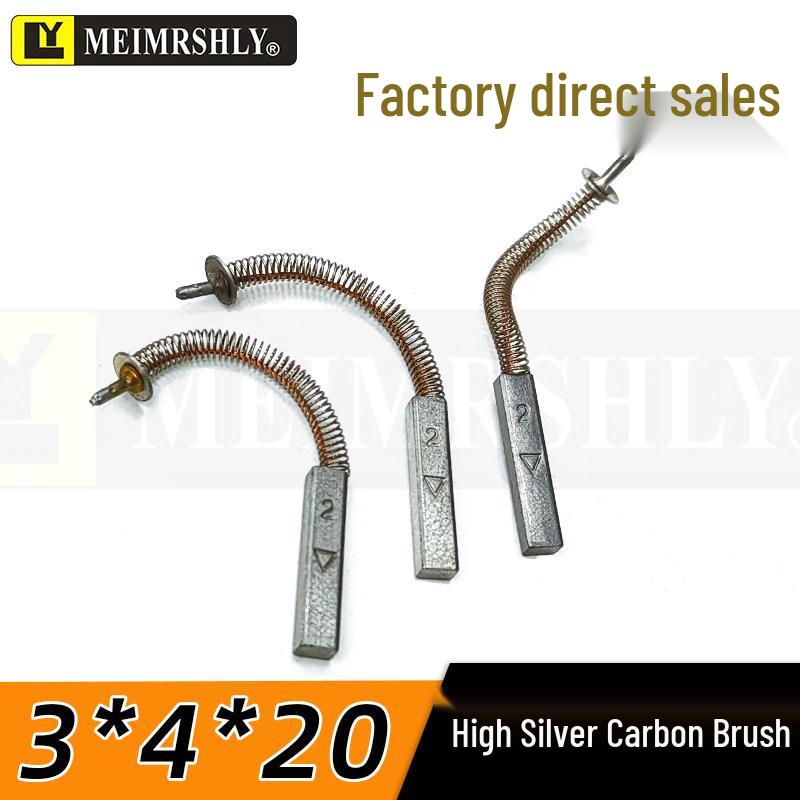 Silver Graphite Carbon Brush for CT Machine (3x4x20, 6x6x20, 8x10x30mm)