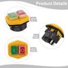 Magnetic Pushbutton Switch Compatible with Various Garden Equipment; Reliable Performance Even in Wet Environments