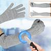 Guanti traspiranti in HPPE resistenti al taglio e anti-perforazione, Guanti di protezione per le braccia, Manica lunga per le braccia, Copribraccia lungo, Lavoro Sicurezza Protettivo