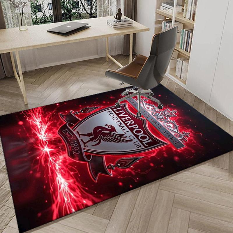 Liverpool Football Club  Area Rug for Office, Chair Rug, Decorative Carpet Livingroom Mat, Large Size Fan gifts Christmas gifts