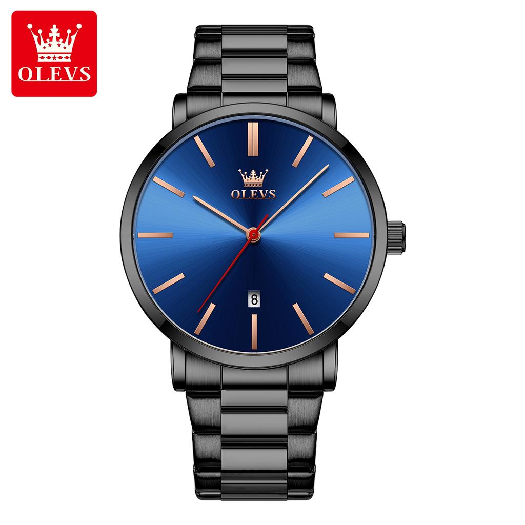 OLEVS Quartz Men's Watches Gold Watch Waterproof Stainless Steel Male Watches Business Luxury Original Top Brand Male reloj 2896
