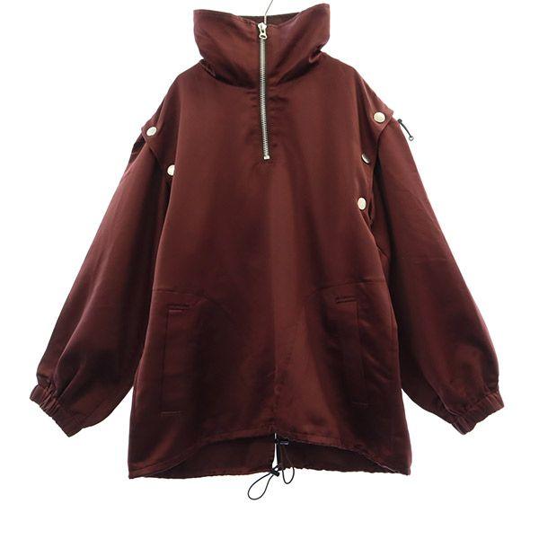 

IRENE Пуловер-куртка 2WAY с длинным рукавом Коричневый Парка Женский Б/У