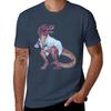 Dinosaur In A Lab Coat Tshirt Functional Casual Short Sleeve Tee Tshirt