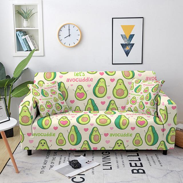 

Чехол для дивана Avocado Elastic для гостиной, чехол для углового дивана, эластичный чехол для секционного дивана, чехол для дивана 90x140cm