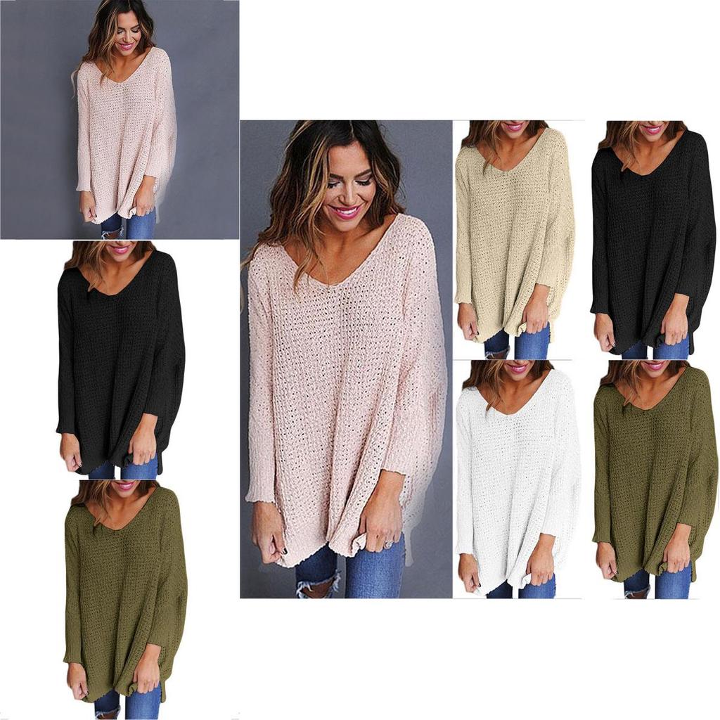 Elegant And Warm Womens V Neck Knitted Pullover Sweater For Autumn And Winter Seasons