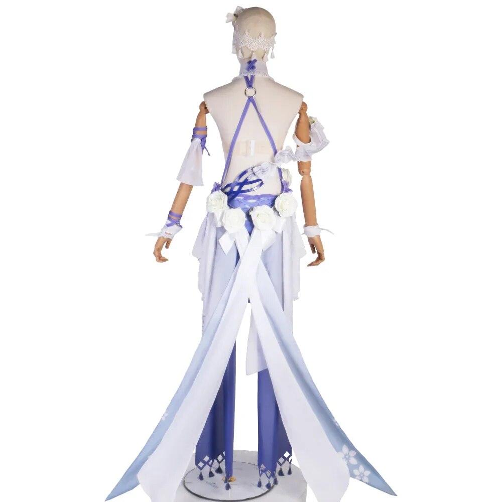 Game Raiden Mei Cosplay Costume Anime Game  Impact 3 Costume Sweet Nifty Lovely Dress Halloween Party Role Play Clothes