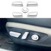 5X Silver Seat Adjustment Button Cover Trim For Toyota Highlander  -