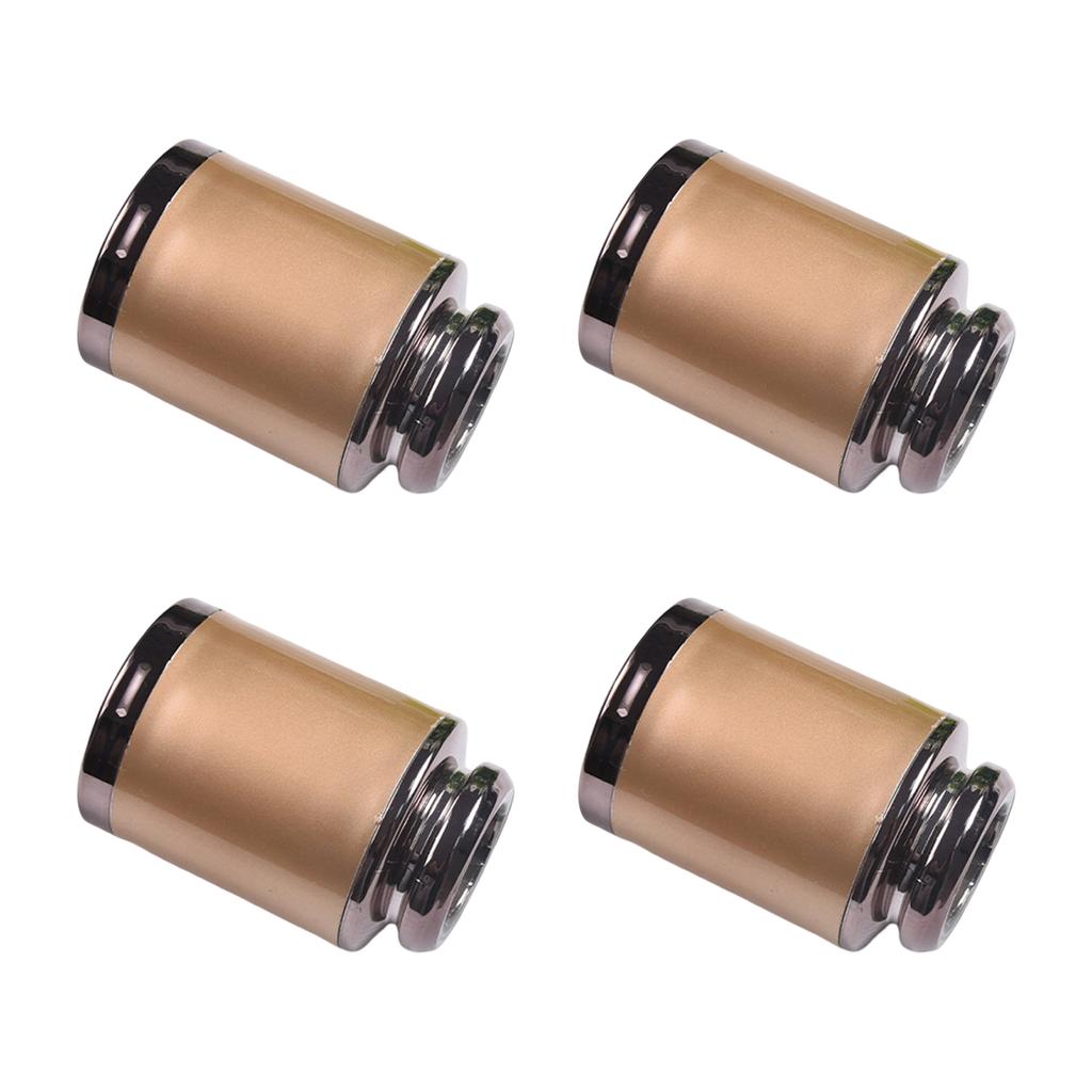 4pcs Modern Artistic Finial Caps Stylish Minimalist Curtain Rod Finials set for Curtain Rods for Home or Office Decor