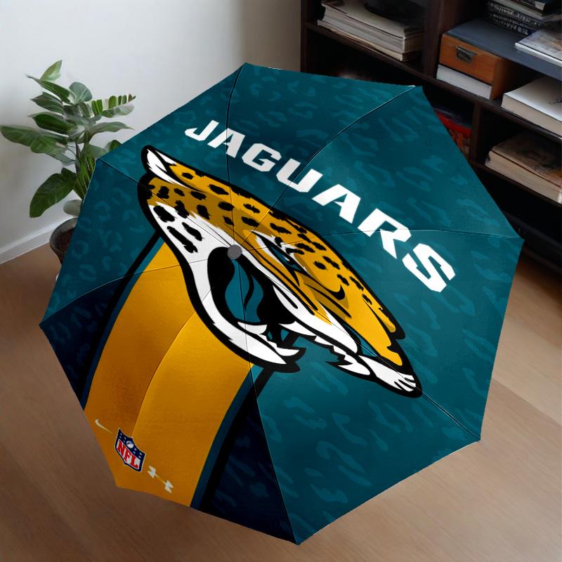 Jaguars Team Spirit Umbrella 8-Frame for Travel, Camping, Casual Lightweight Portable Umbrella, Essential for Every Family Holidays Gift