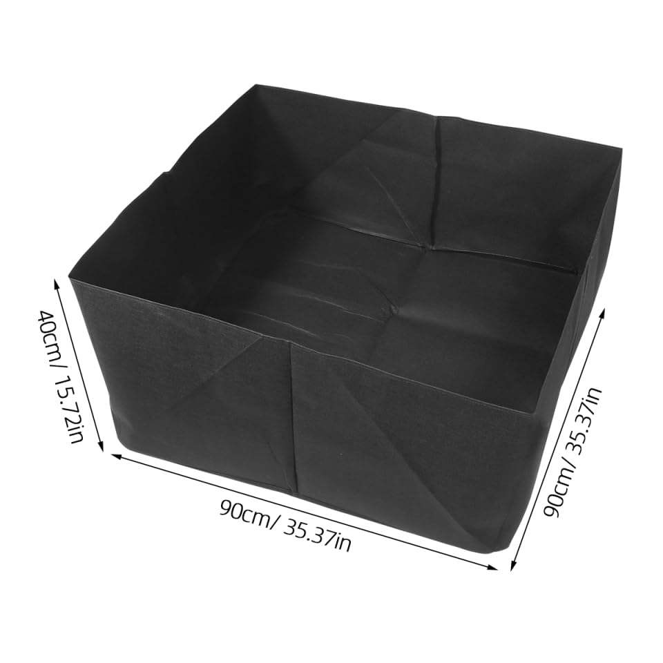 Lurrose Raised Garden Planter Bags, Round Raised Planters, Round Planters, Aerated Fabric Pots, Garden Bed Bags, Heavy Containers