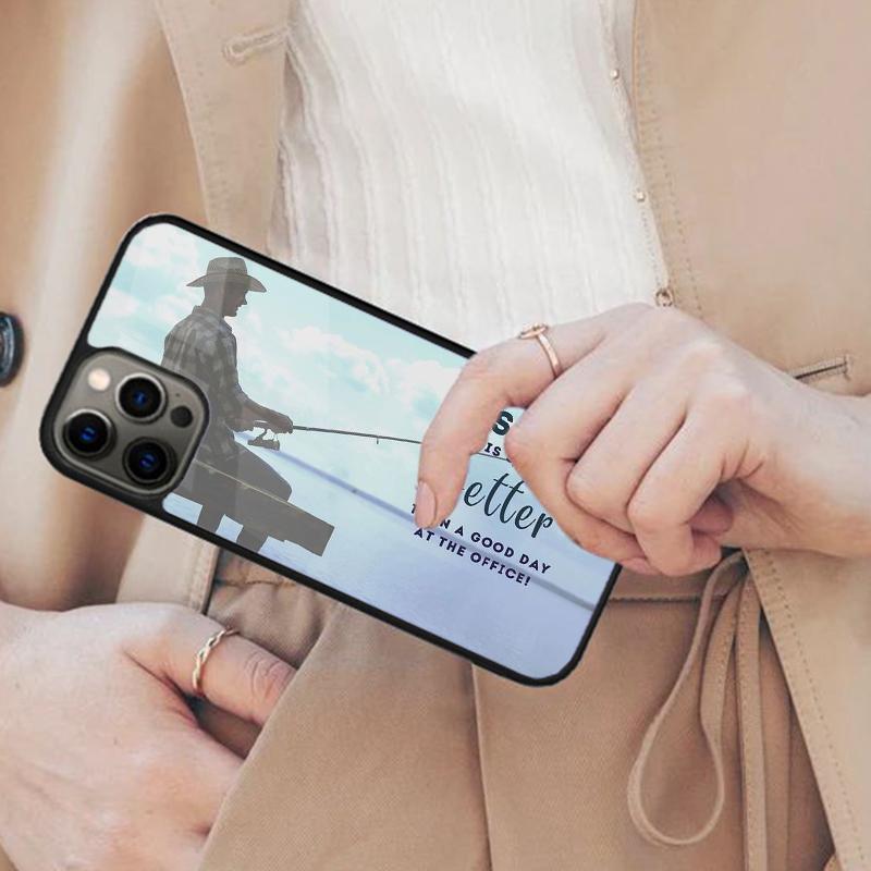 

Fishing Quotes Angling Magnetic Phone Case For APPLE iPhone 17 Air 16 14 13 12 Pro Max 15 Plus Charge With MagSafe Cover iPhone 14