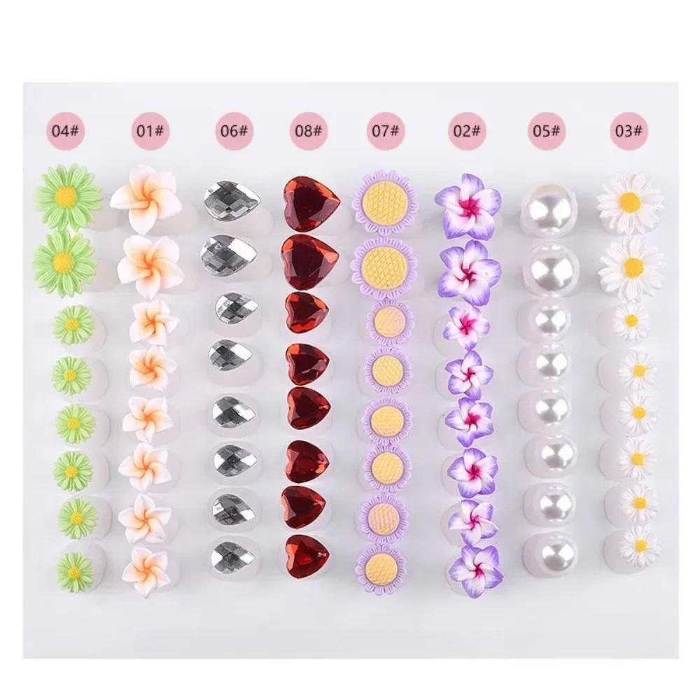 8Pcs/Set Funny Soft Silicone Toe Separator for Nail Polish Set Toe Spacers for Feet Apply Nail Polish Nail Art Pedicure Tool