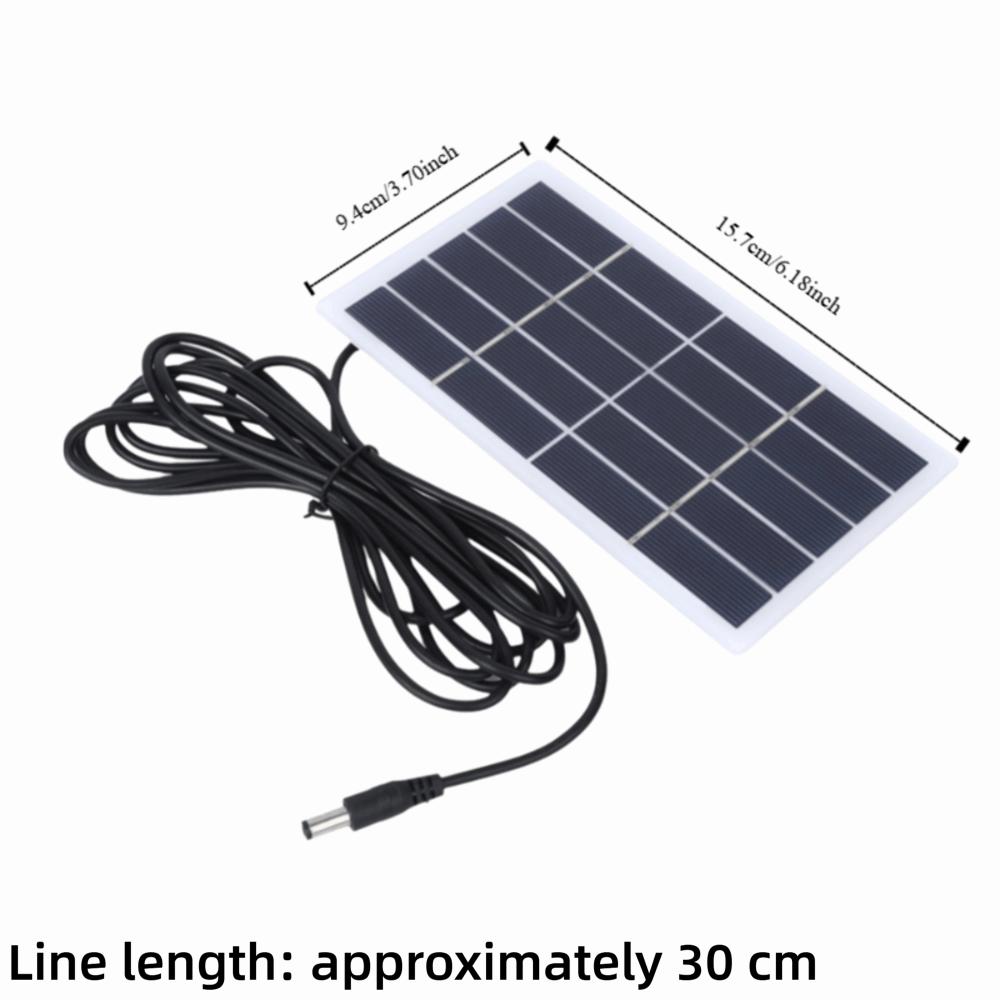 Portable Solar Panel 2W 5V Solar Panel Kit Durable Solar Charger Panel  Camping Portable Power