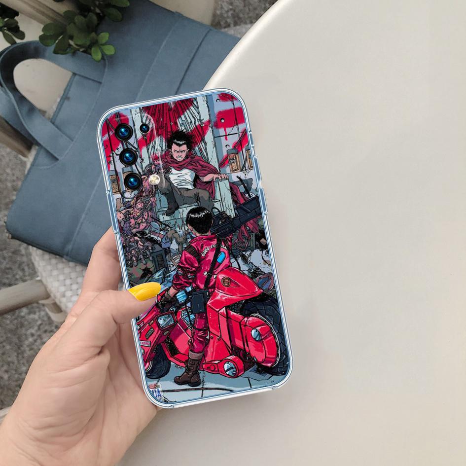 LO2 Akira Anime Weiche durchsichtige Handyhülle für Samsung Galaxy A04 A04S A14 A23 A34 A54 M23 M33 M52 M53