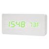 Creative Sound-Activated Wooden Clock - Multifunctional Home & Student Gift