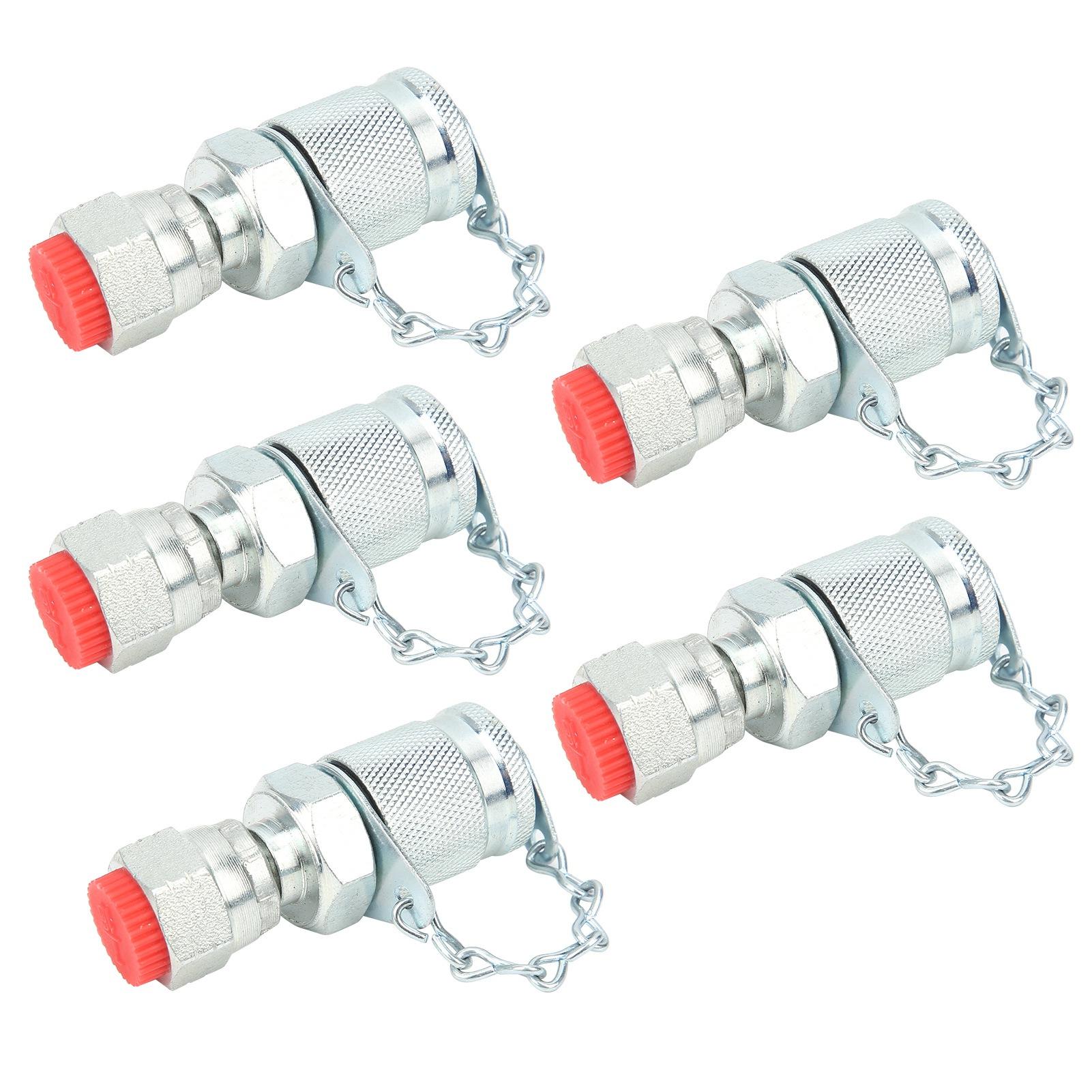 

5 шт. Гидравлический испытательный адаптер резьба тестер измерения давления соединители PTPPT