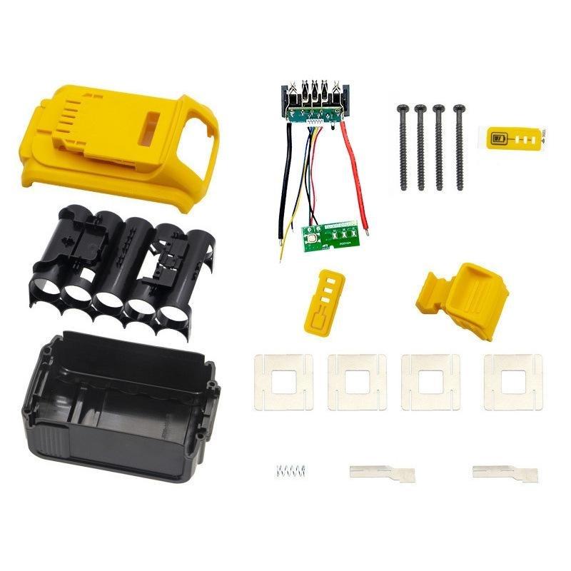 Li-Ion Battery Plastic Housing Case Eco-friendly ABS Material Replacement Part for 18V 20V Power Tool Accessories