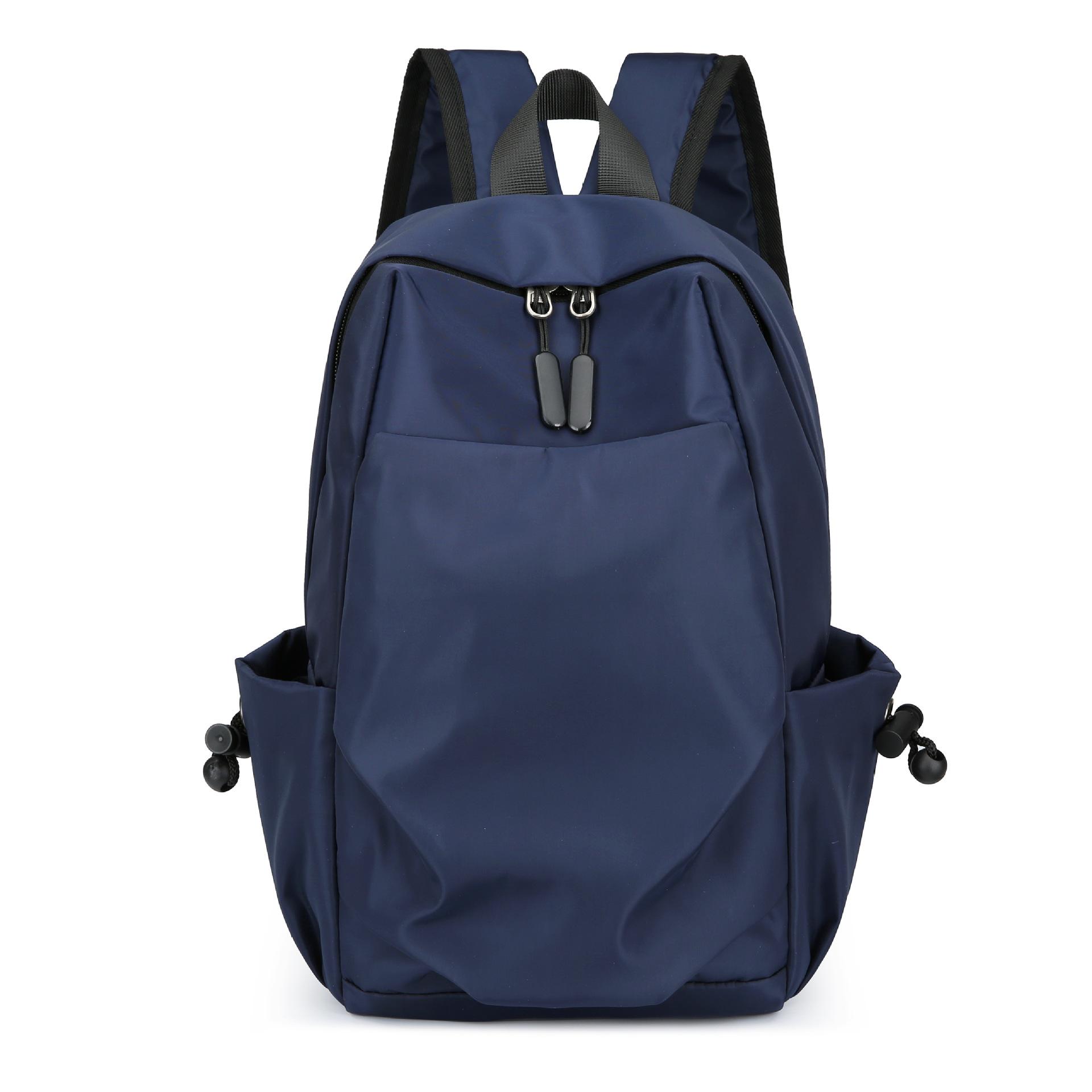 Mini Heren Rugzak Mode Kleine Zwarte Schoudertas Schooltas voor Man Canvas Designer Waterdicht Sport Reizen Mannelijke Rugzakken blauw