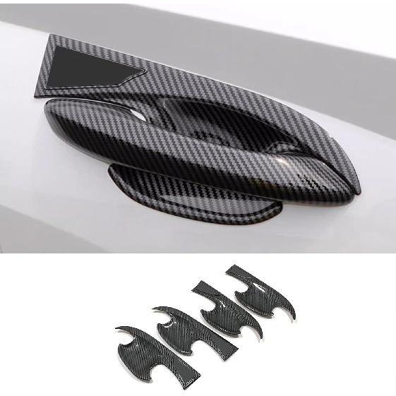 Car Accessories Fit for Hyundai Tucson 2025 2024 2023 2022 Exterior Door Handle Bowl Cover Trims (Chrome) 4PCS ABS