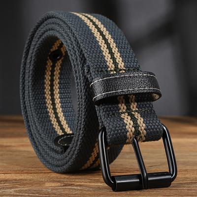 Extended Canvas Belt Suitable for Men's and Women's Casual Workwear Vintage Belts and Jeans Belts