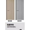 European One-word Handle Door Lock Hidden Keyhole Suitable for Bedroom Study Magnetic Silent Door Lock Minimalist Ecology
